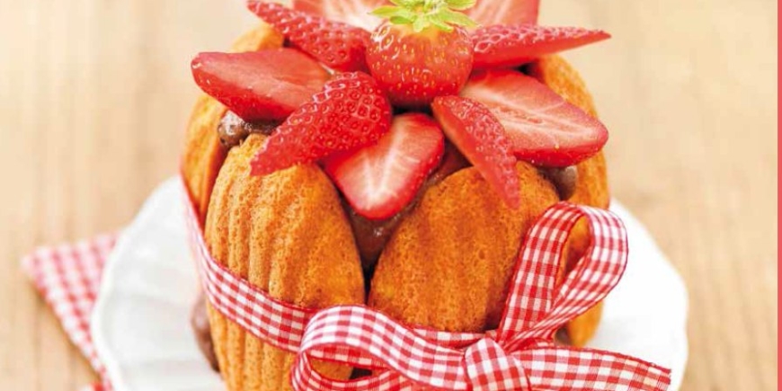 CHARLOTTE AUX FRAISES ET CHOCOLAT