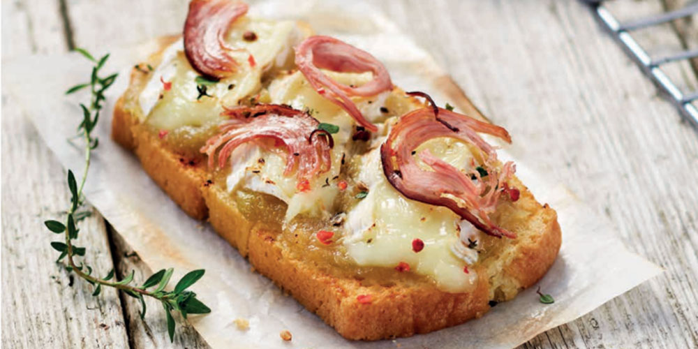 TARTINE DE QUATRE-QUARTS SUCRÉE SALÉE AU FROMAGE ET À L&rsquo;ANDOUILLE | Ker Cadélac