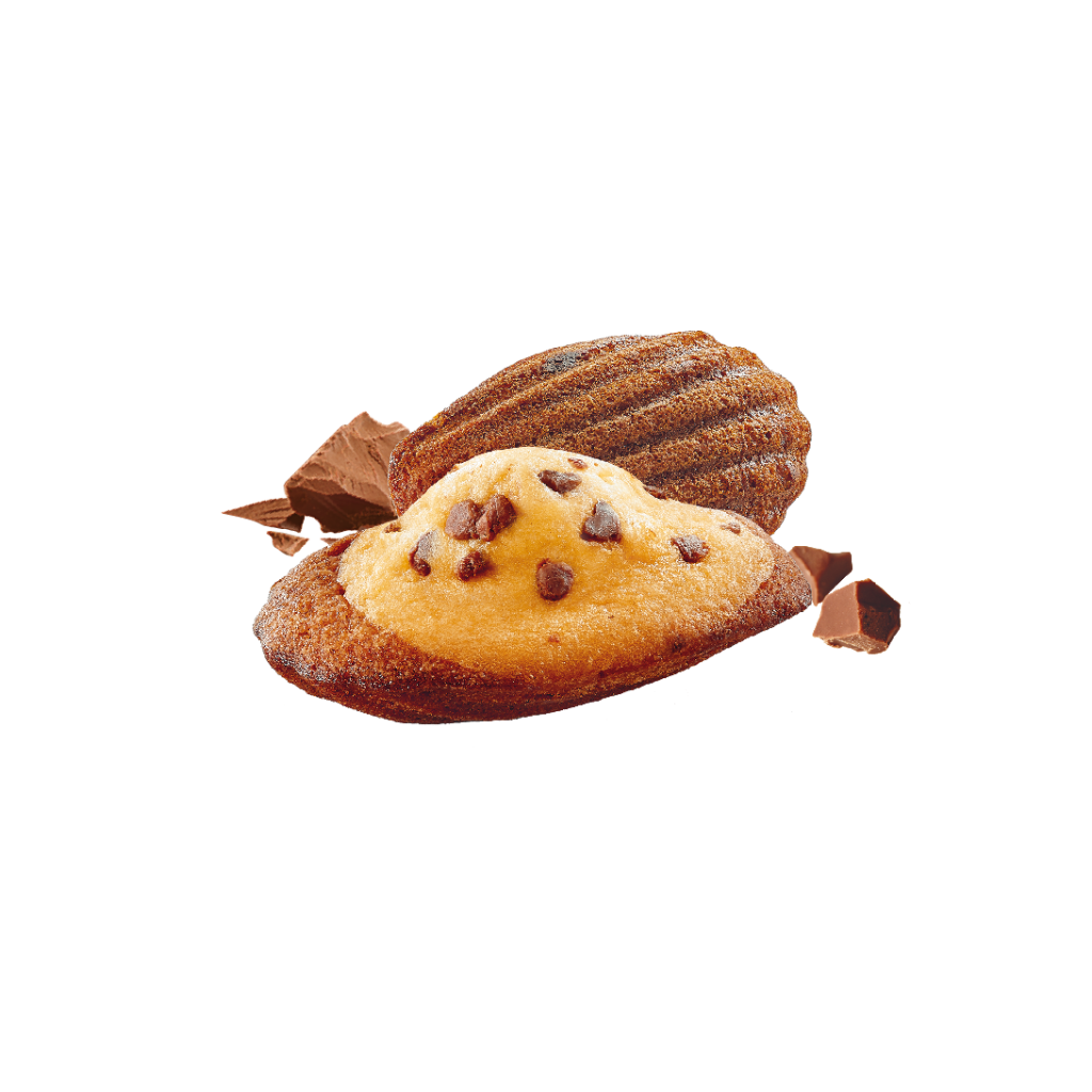 Madeleines Extra Moelleuses Saveur Praliné et Pépites de chocolat au lait | Ker Cadélac