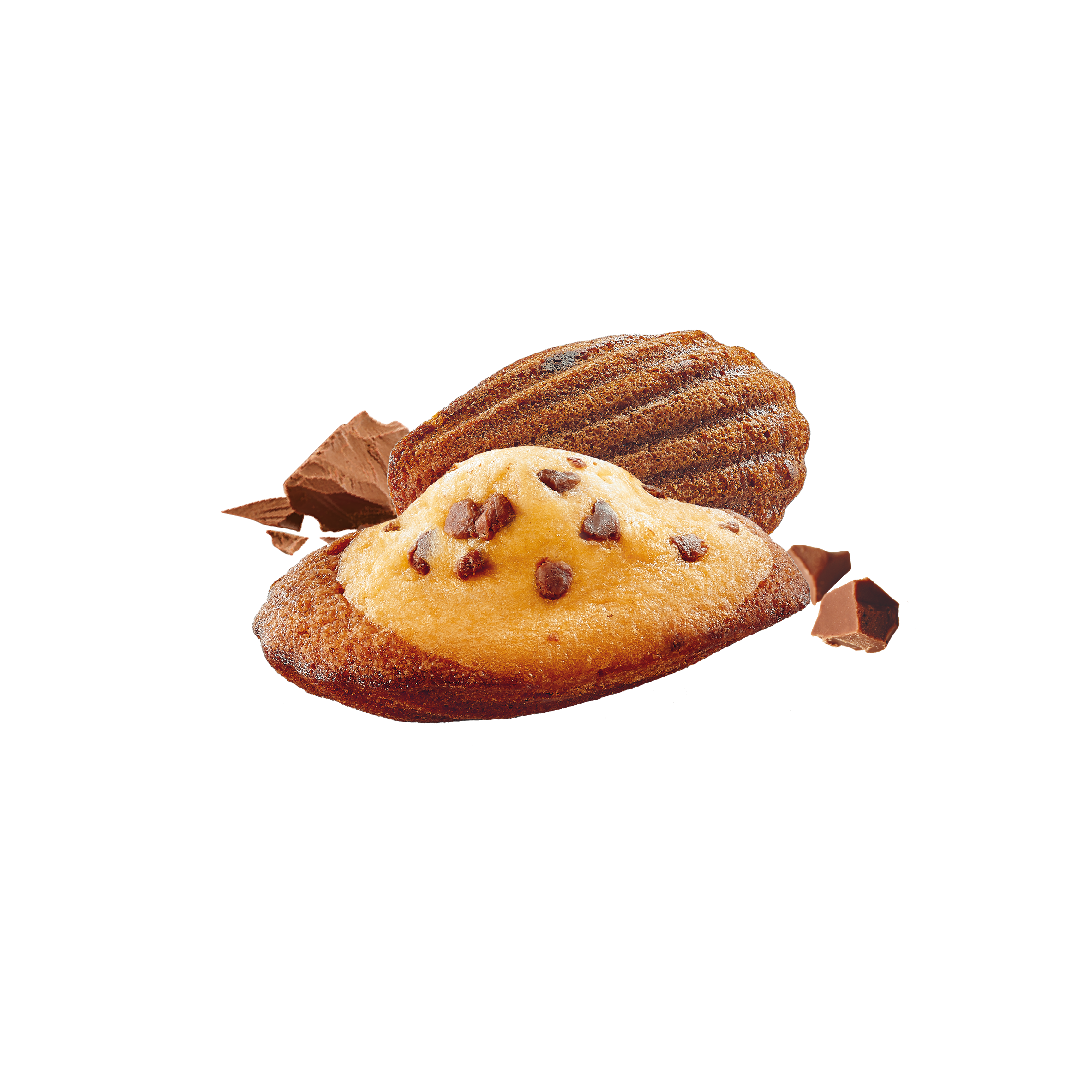 Madeleines Extra Moelleuses Saveur Praliné et Pépites de chocolat au lait | Ker Cadélac