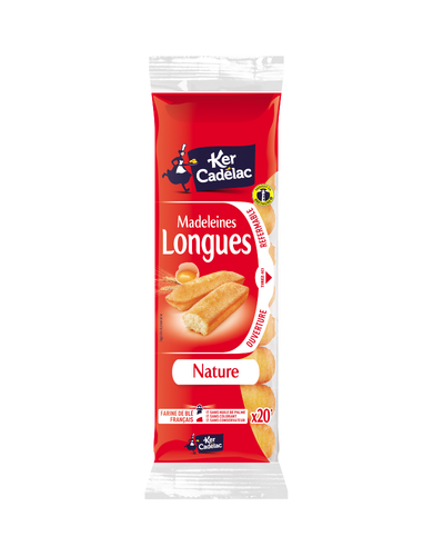 Madeleines longues nature | Ker Cadélac