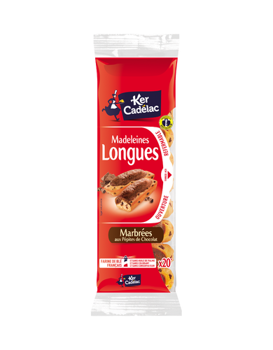 Madeleines Longues Marbrées | Ker Cadélac
