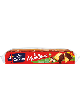 MOELLEUX MARBRÉ GOÛT CHOCOLAT NOISETTE