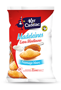 MADELEINES EXTRA MOELLEUSES AU FROMAGE BLANC