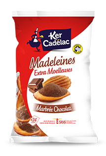 MADELEINES EXTRA MOELLEUSES MARBRÉES CHOCOLAT