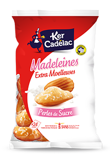 MADELEINES EXTRA MOELLEUSES AUX PERLES DE SUCRE