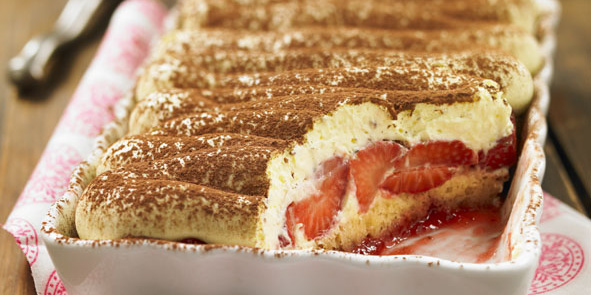 TIRAMISU AUX FRAISES