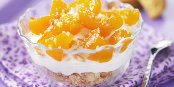 CREME DE YAOURT AUX ABRICOTS