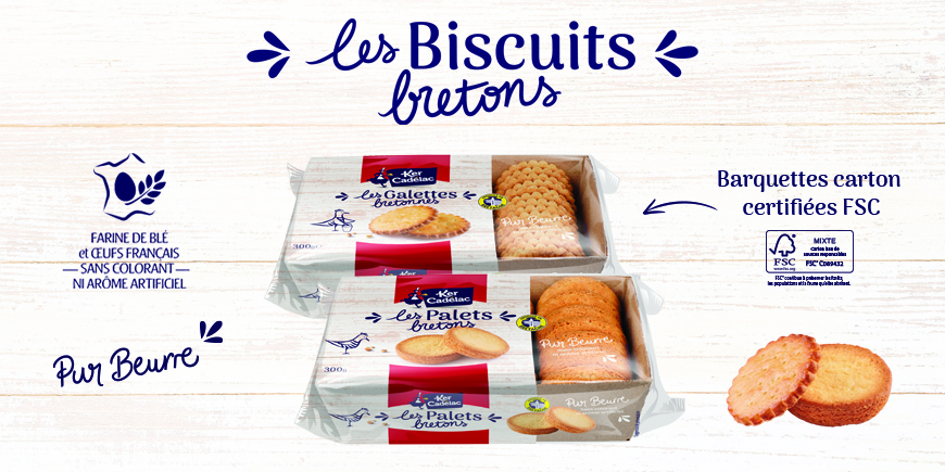 Découvrez la nouvelle gamme de biscuits Ker Cadélac !