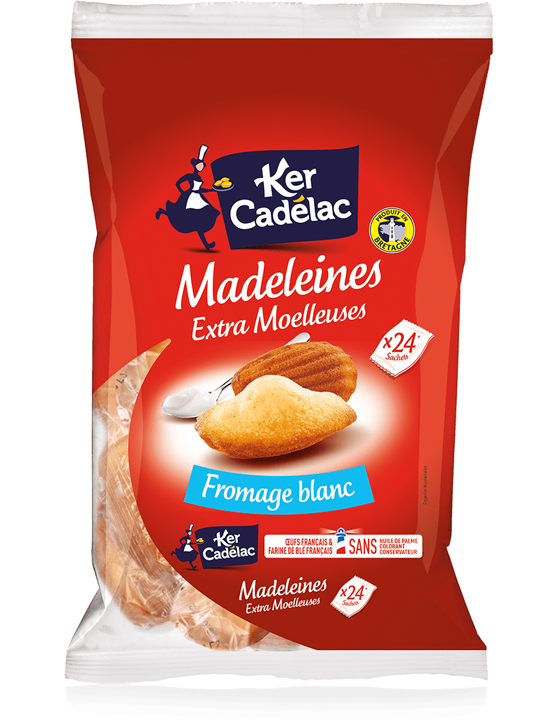 Madeleines Extra Moelleuses au fromage blanc | Ker Cadélac