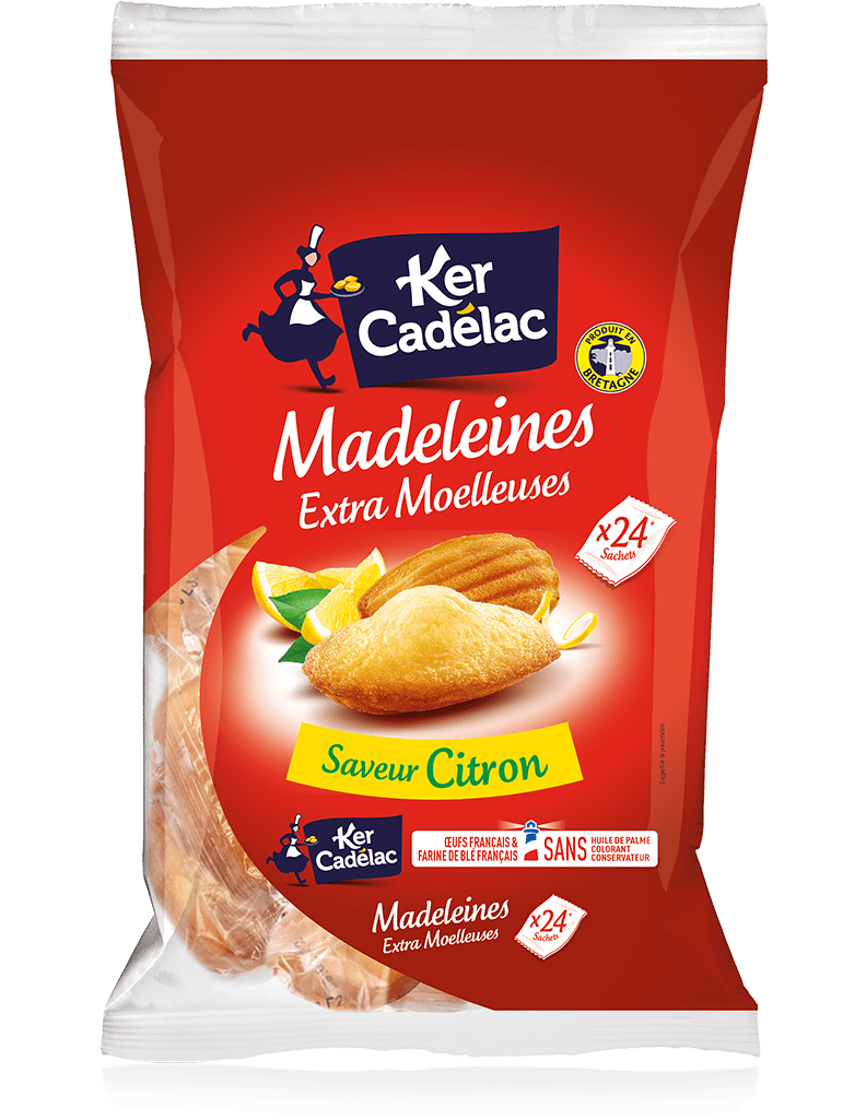 Madeleine Extra Moelleuse Citron | Ker Cadélac