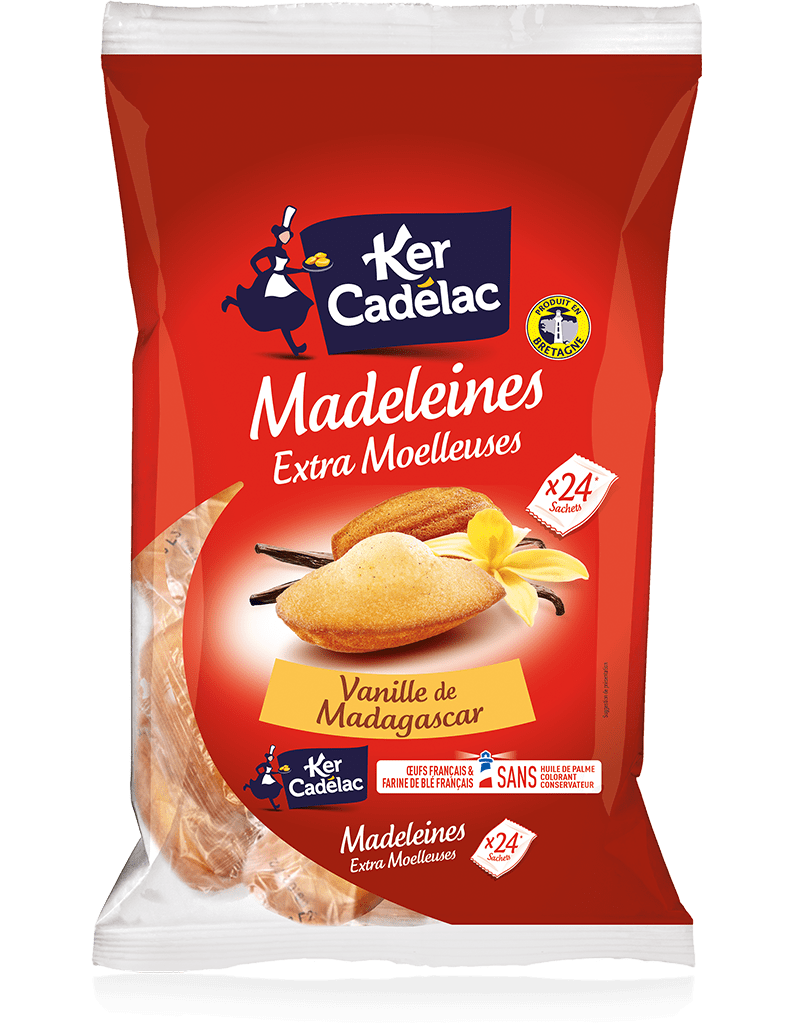 Madeleine Extra Moelleuse Vanille de Madagascar | Ker Cadélac