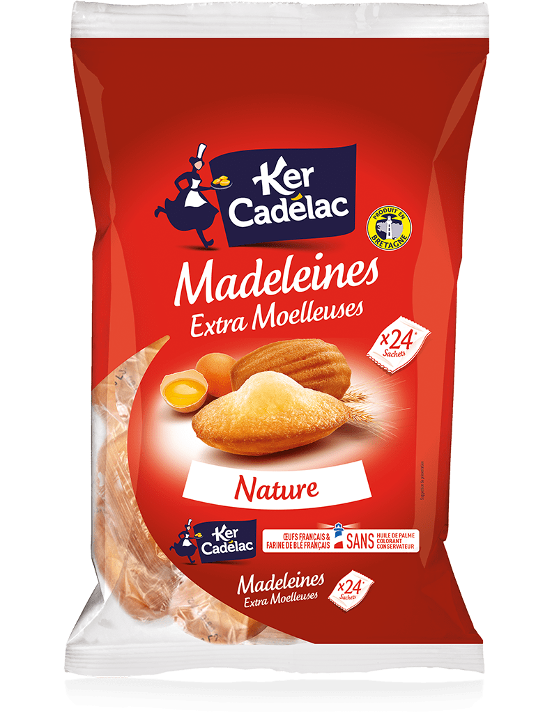 Madeleine Extra Moelleuse Nature | Ker Cadélac