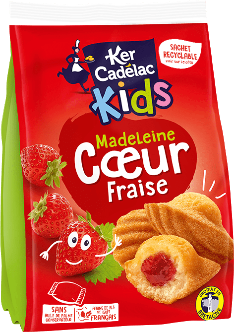 Madeleine Cœur fraise | Ker Cadélac