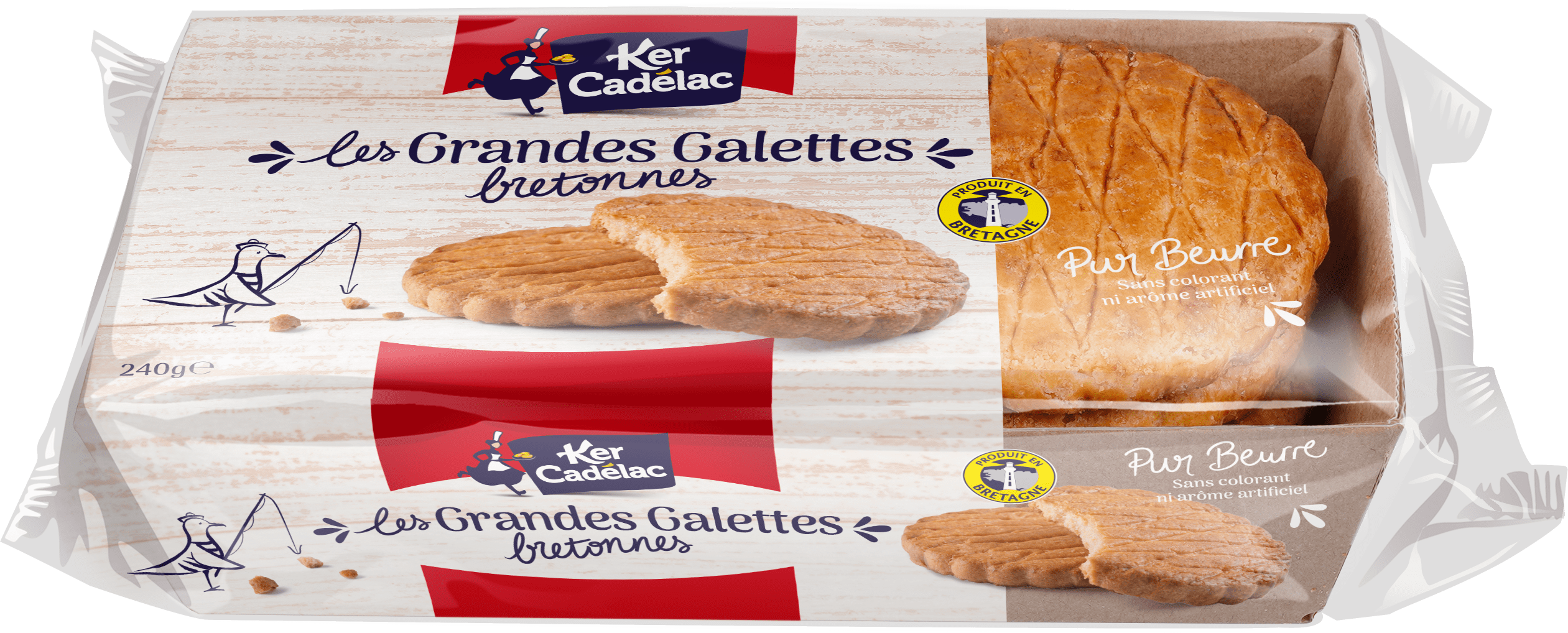 Grandes galettes bretonnes pur beurre | Ker Cadélac