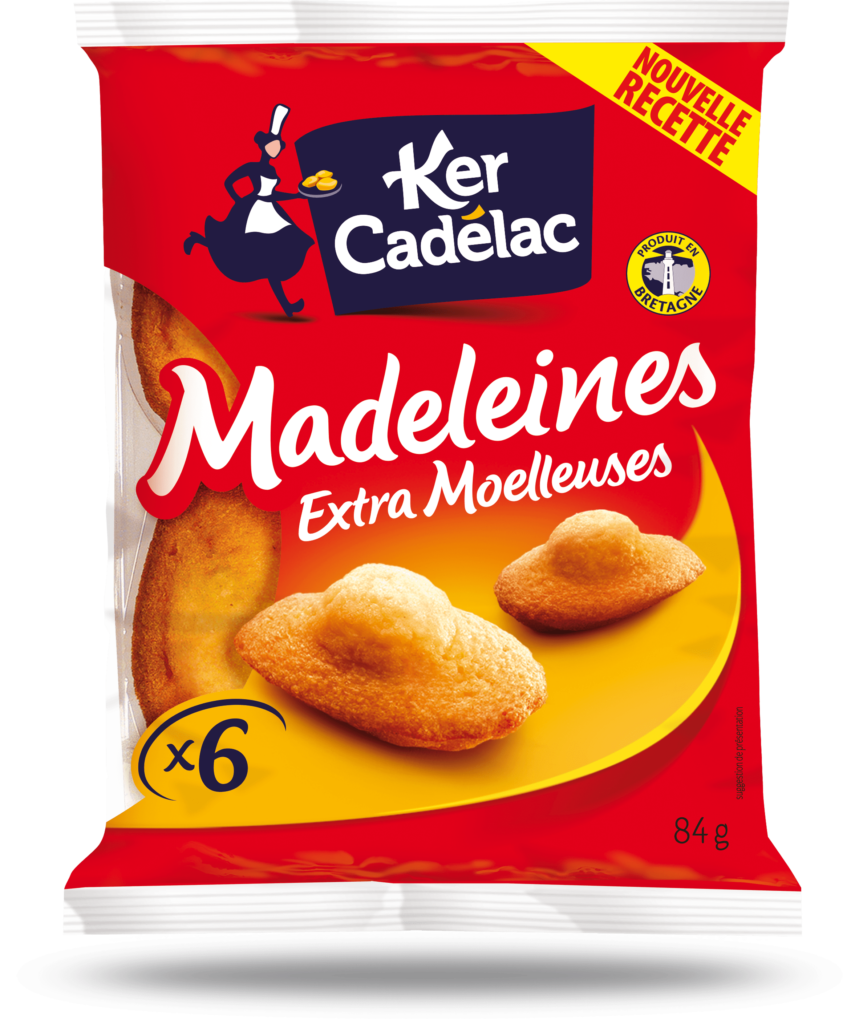 Madeleines Extra Moelleuses en barquette | Ker Cadélac