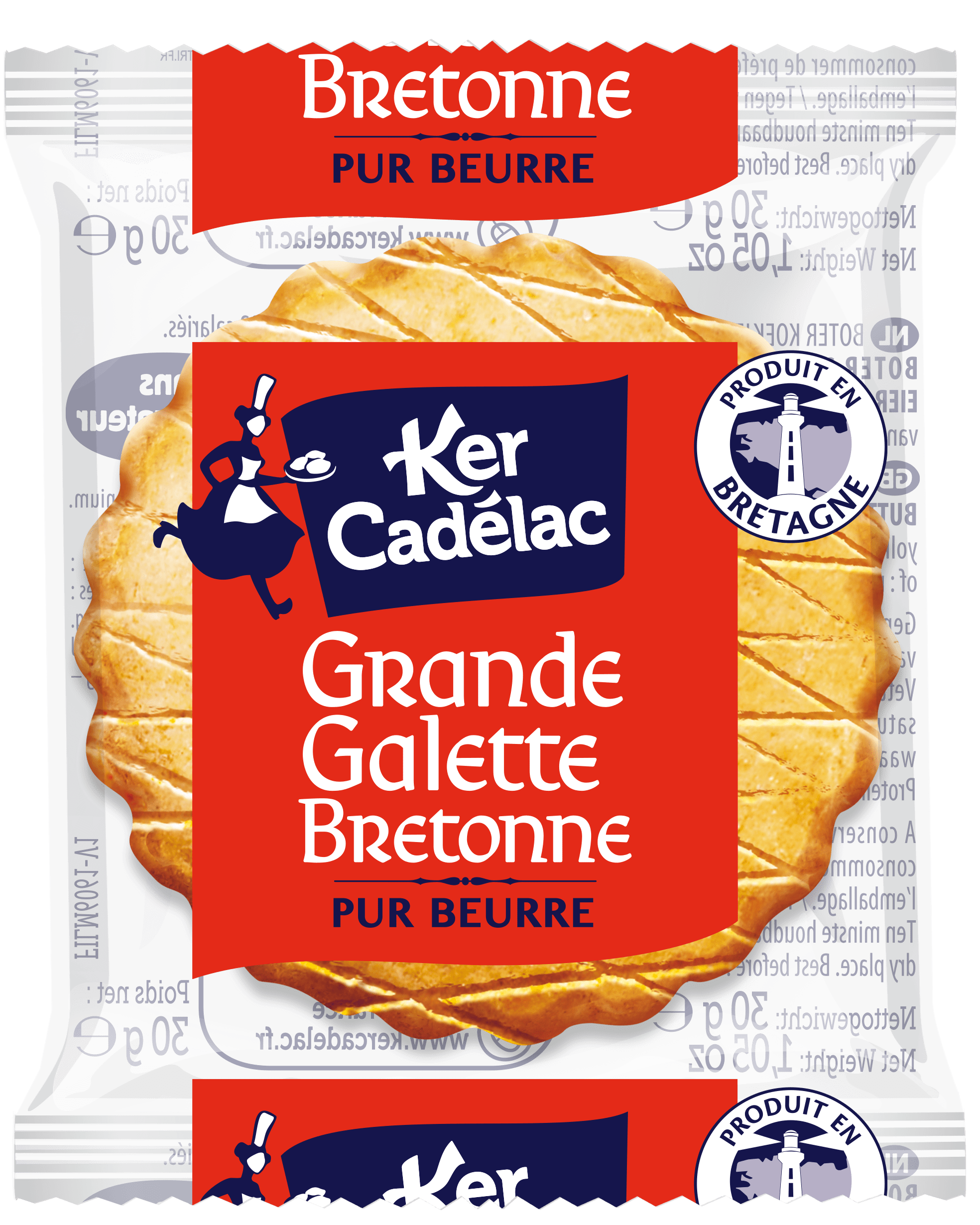 Grandes galettes - sachet de 280g - Biscuiterie de Quimper