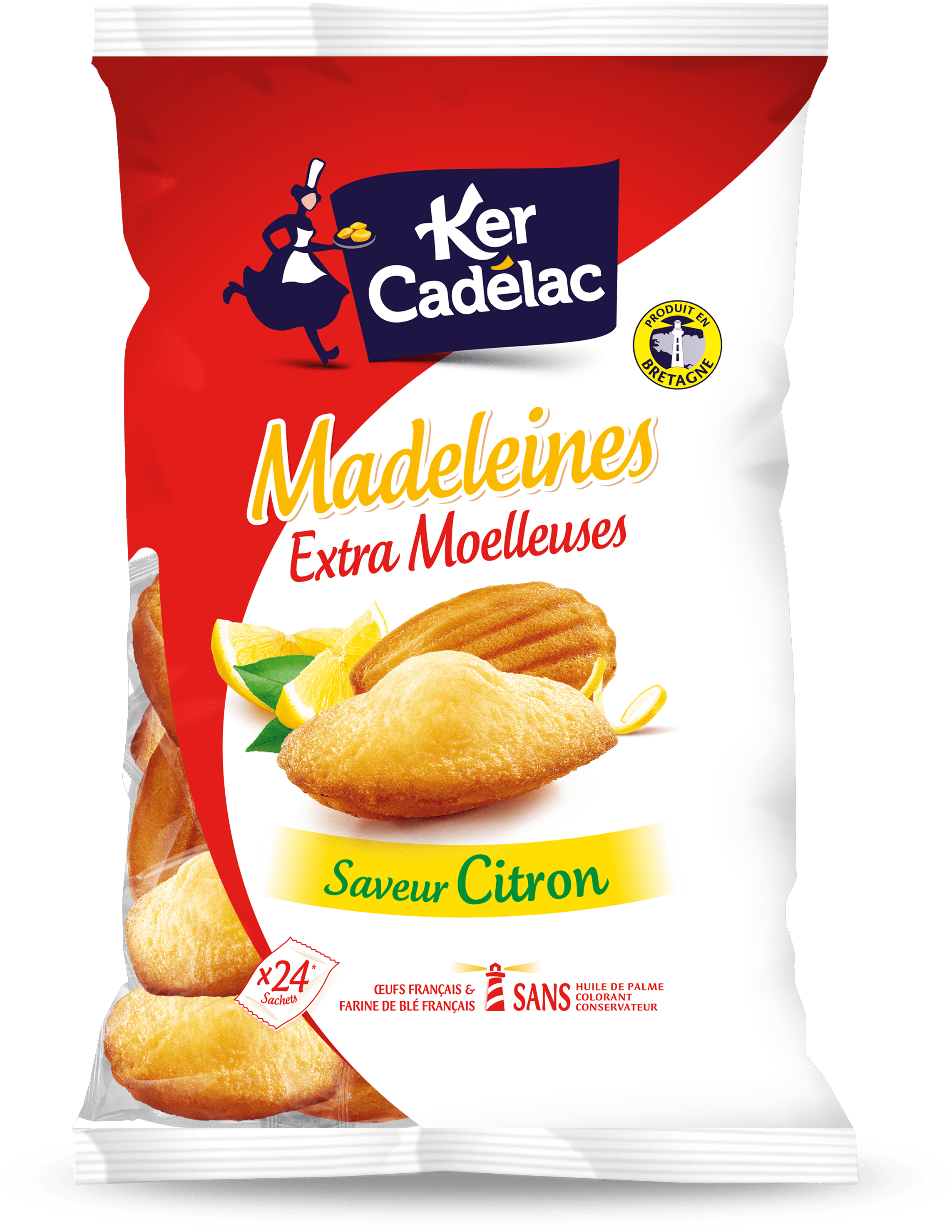 Madeleine Extra Moelleuse Citron | Ker Cadélac