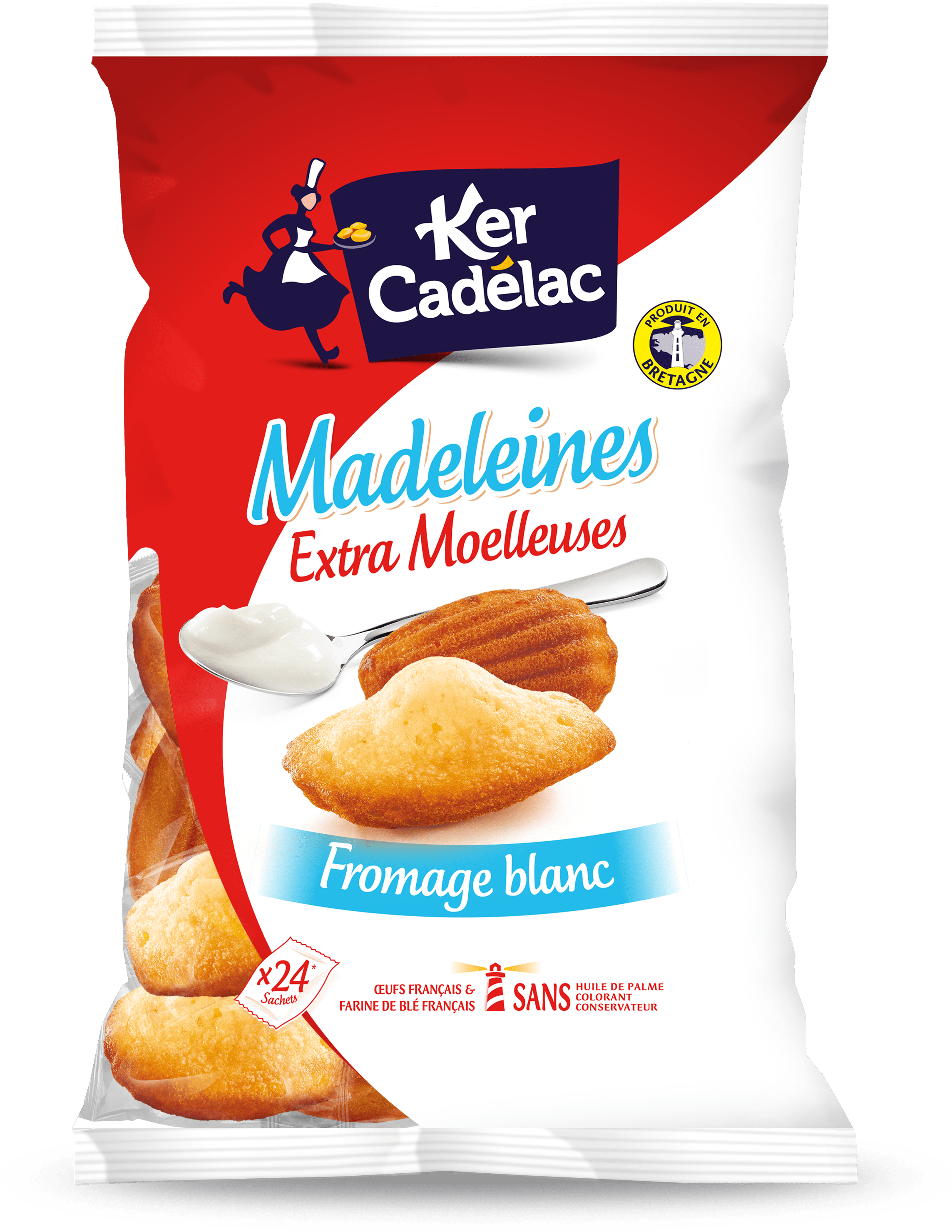 Madeleines Extra Moelleuses au fromage blanc | Ker Cadélac