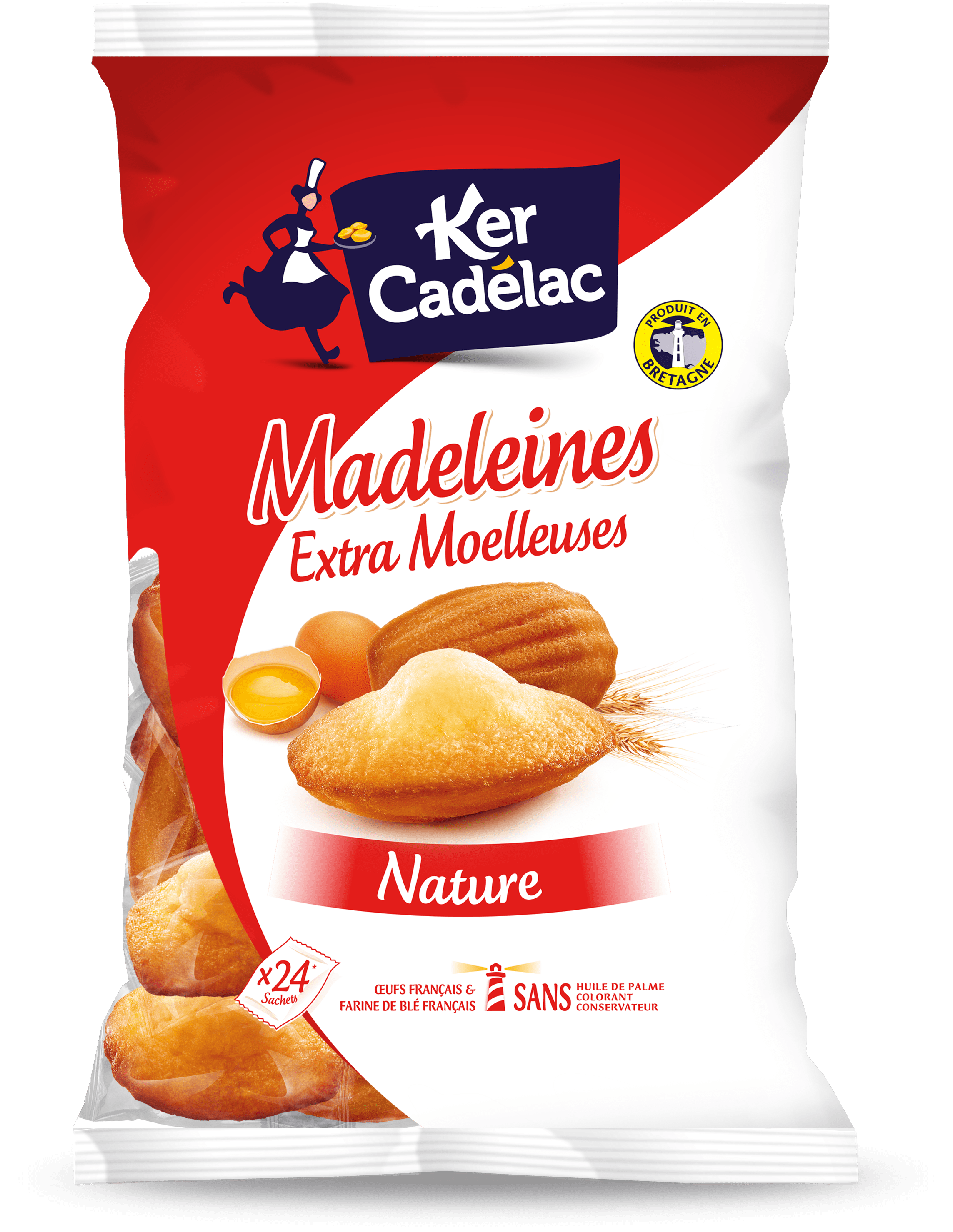 Madeleine Extra Moelleuse Nature | Ker Cadélac