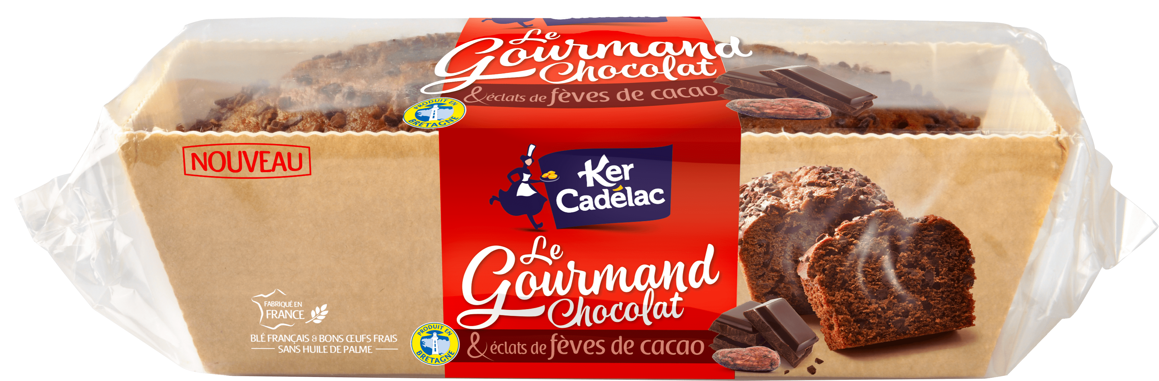 Gourmand chocolat et éclats de fèves de cacao | Ker Cadélac