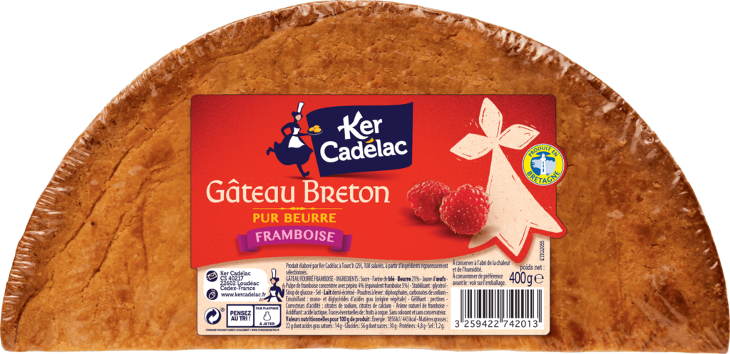 Gâteau breton crème de framboise | Ker Cadélac