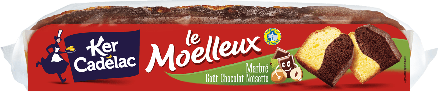 Moelleux marbré goût chocolat noisette | Ker Cadélac