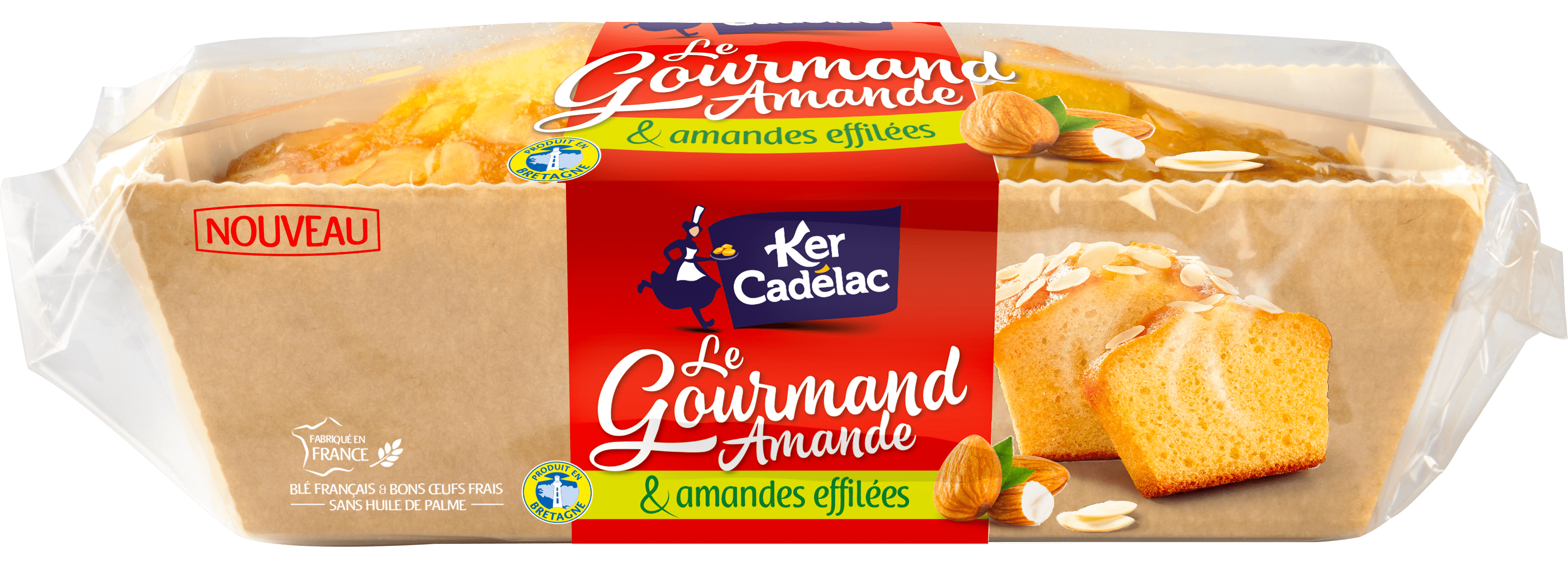 Gourmand amande et amande effilées | Ker Cadélac