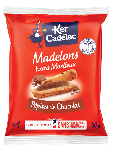 Madelons aux pépites de chocolat | Ker Cadélac