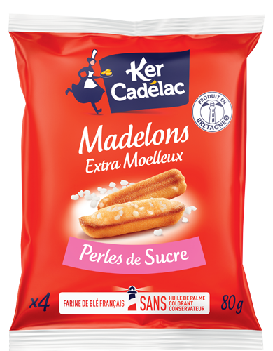 Madelons Extra Moelleux Perles de sucre | Ker Cadélac