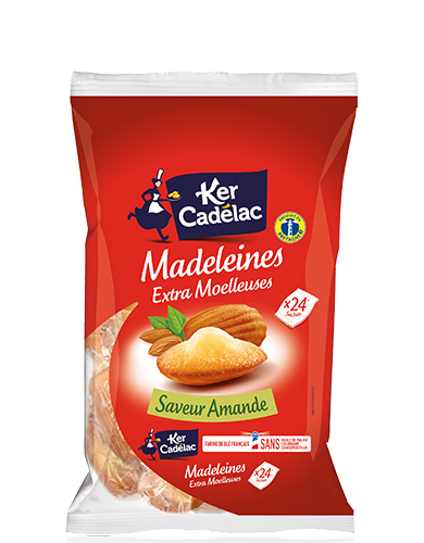 Madeleines Extra Moelleuses Amande | Ker Cadélac