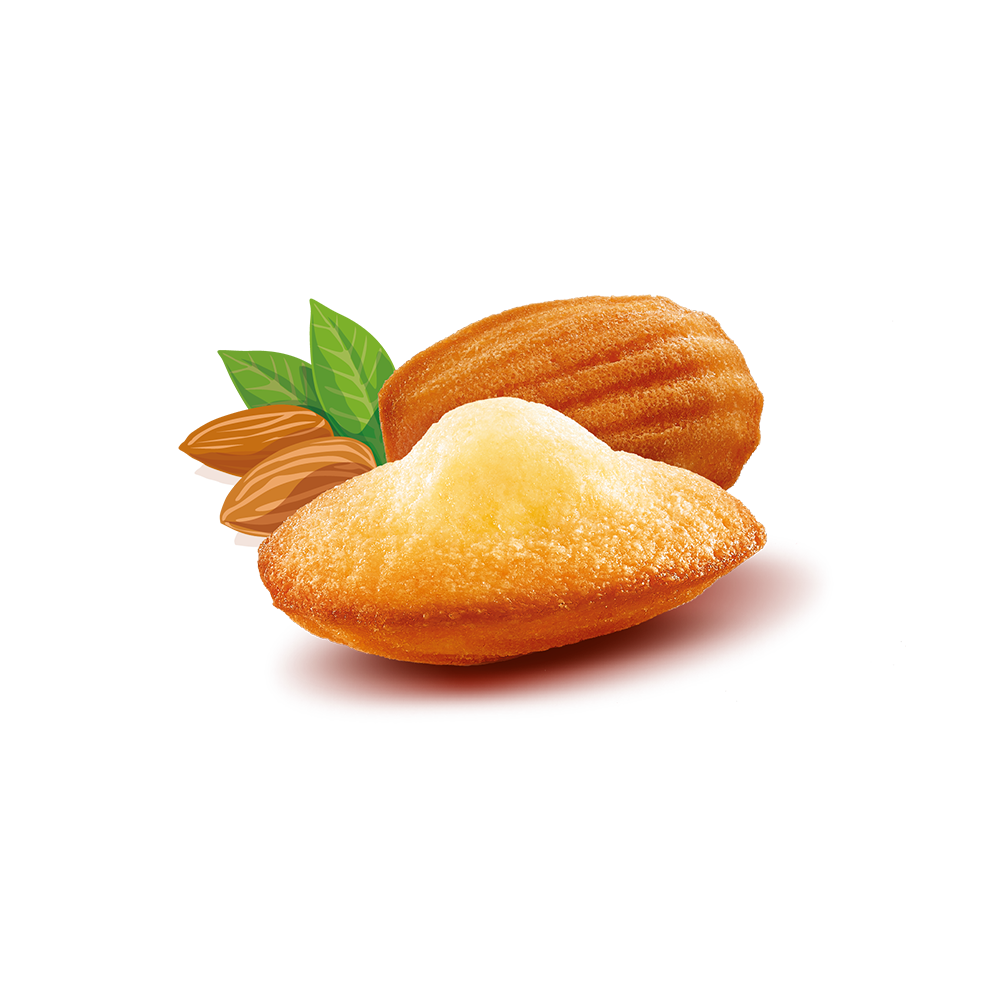 Madeleines Extra Moelleuses saveur Amande | Ker Cadélac